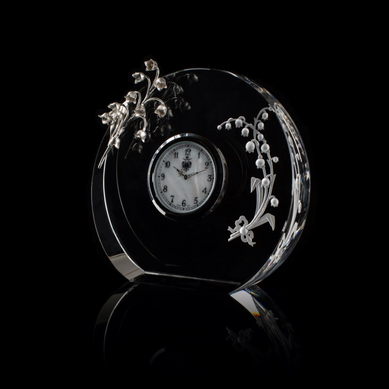 Lilies of the Valley Clock