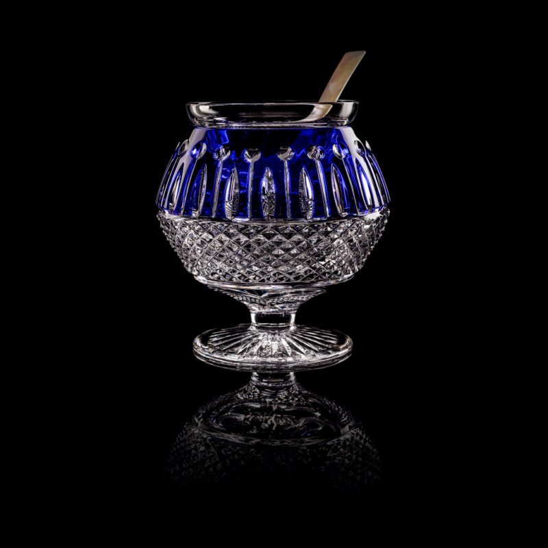 Tsar Caviar Server Blue & Mother of Pearl Spoon