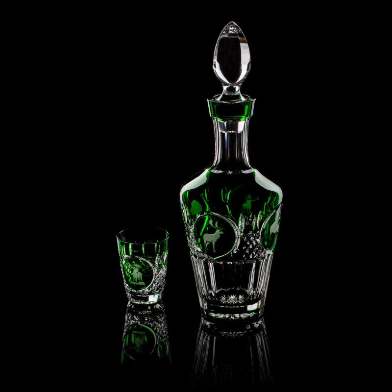 Tsar Hunt Vodka Decanter Set