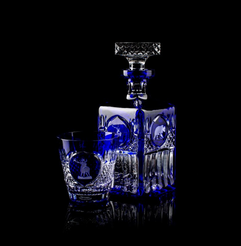 Tsar Hunt Whiskey Decanter Set
