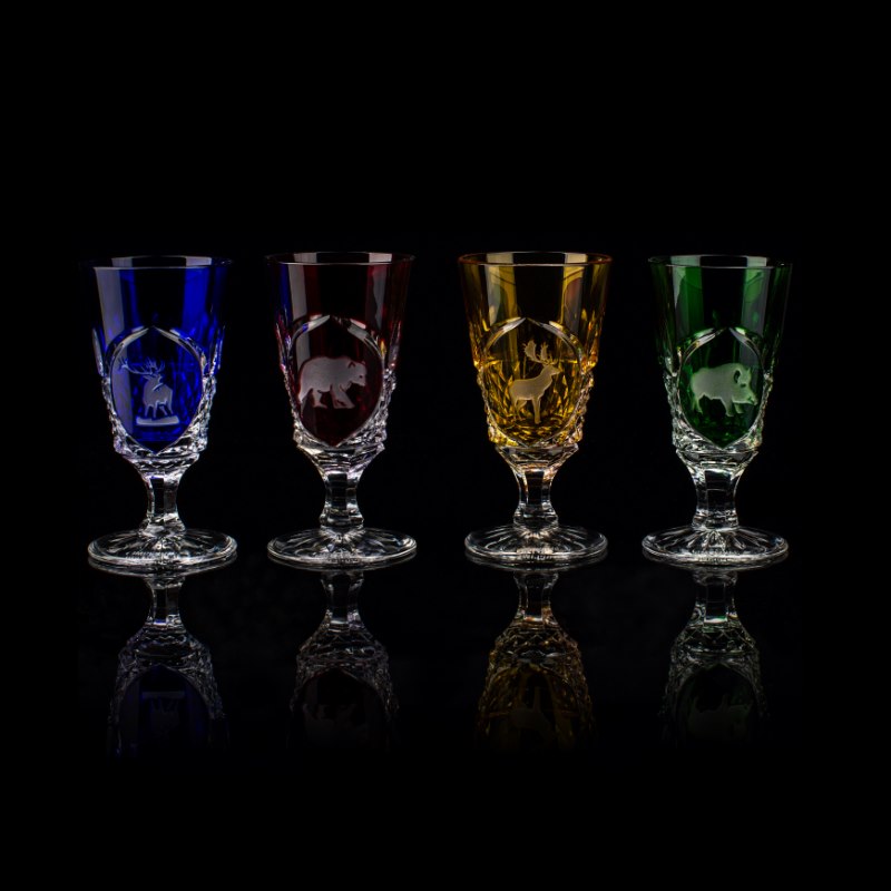 Tsar Hunt Vodka on Stem Set