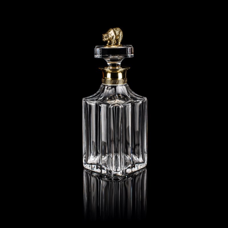 Agathon Golden Bear Decanter