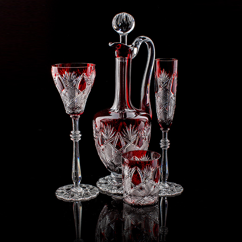 Tsar Nicholas II Stemware Ruby Red